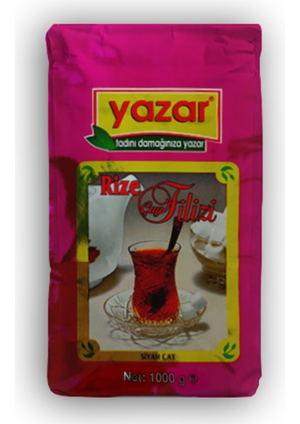 Rize Filizi Siyah Dökme Çay 1kg x 6 Pak + 500 gr 2 Pak Stick Toz Şeker