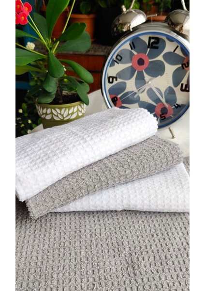 Ihraç Ürünü Dekoratif %100COTTON 50X75CM. El ve Yüz Havlusu ,mutfak Havlusu, Temizlik Bezi, 4.lü Set