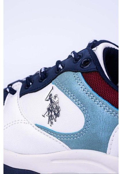 Tracky Beyaz Lacivert Kadın Spor Ayakkabısı Sneaker indirimleri