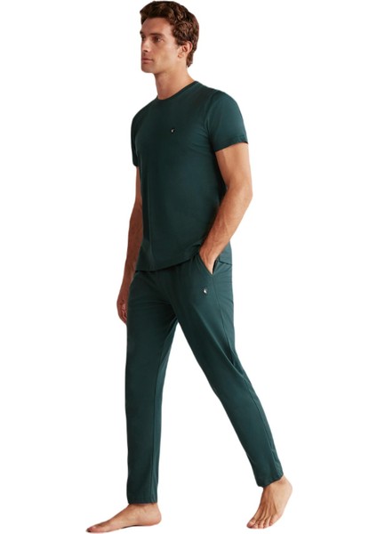 Erkek Yeşil Pijama Takım 402