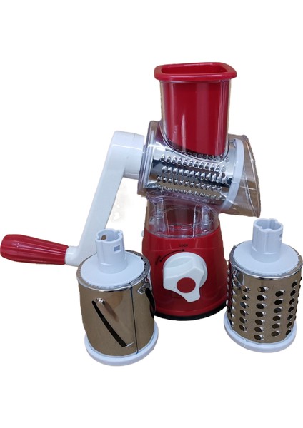 Çok Fonksiyonlu Sebze Kesici El-Krank Mutfak Ev Davul Rende Dilimleyici (Yurt Dışından)