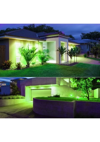 Bakır Eskitme 14 Watt Yeşil Işık GU10 Duy LED Aplik Sarı Yaldız Armatür, Bahçe Balkon Teras Apliği fiyatları