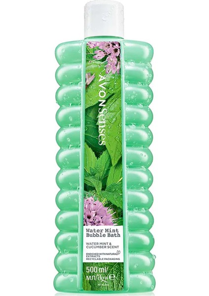 Senses Water Mint Nane ve Salatalık Kokulu Banyo Köpüğü Doğal Özlerle Zenginleştirilmiş 500 ml