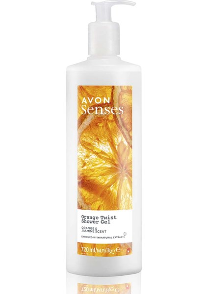 Senses Orange Twist Portakal ve Yasemin Kokulu Duş Jeli 720 ml