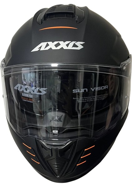 Axxıs Hawk Sv Evo Solıd A1 Matt Black
