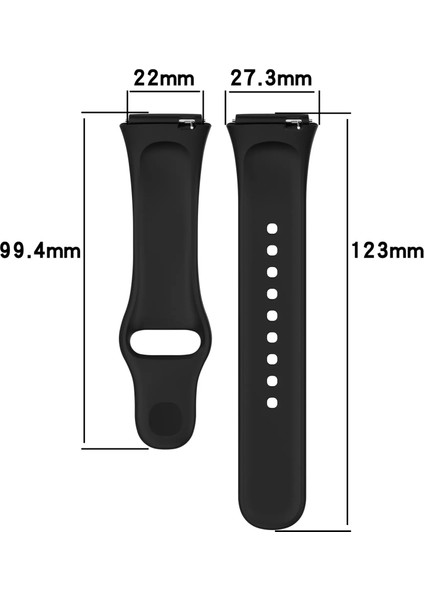 Vip Case Xiaomi Redmi Watch 3 Active ve Watch 3 Lite Uyumlu Akıllı Saat Bileklik Silikon Kordon