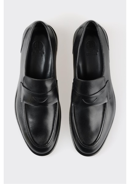 Siyah Deri Erkek Loafer fırsatları