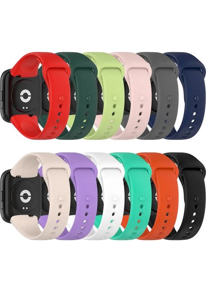 Vip Case Xiaomi Redmi Watch 3 / Watch 3 Active ve Watch 3 Lite Uyumlu Akıllı Saat Bileklik Silikon Kordon