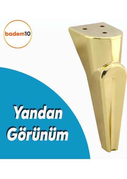 Nota Mobilya Kanepe Sehpa Tv Ünitesi Koltuk Ayağı Baza Ayakları Altın Gold 19 cm modelleri