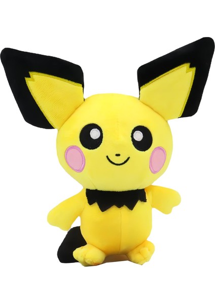 Ithal Dokuma Kumaş Pokemon Go Pichu Junior Pikachu Figür Peluş Oyuncak Uyku & Oyun Arkadaşı 27 Cm.