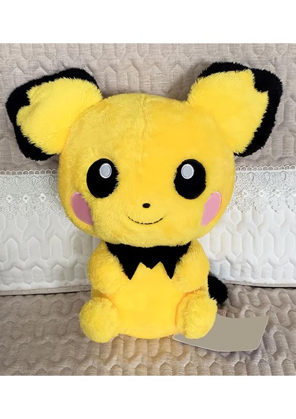 Ithal Dokuma Kumaş Pokemon Go Pichu Junior Pikachu Figür Peluş Oyuncak Uyku & Oyun Arkadaşı 27 Cm.