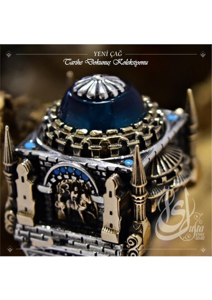 Islam Usta Tasarımı Yeni Çağ Gümüş Erkek Yüzük