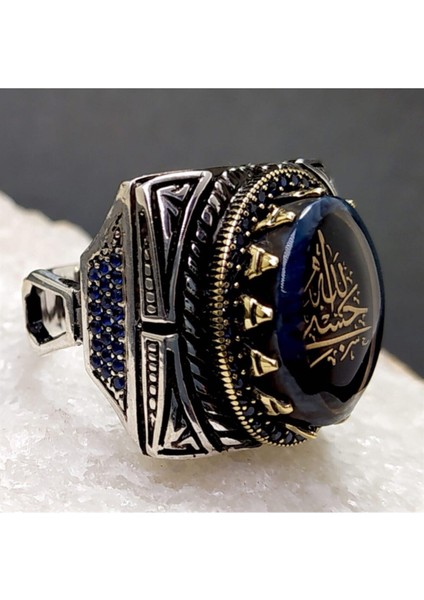 Erkek Yüzük Kayı Boyu Iyı Zihgir Okçu Gümüş Erkek Yüzüğü