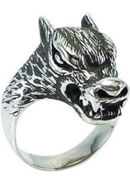 Erkek Gümüş Zihgir Okçu Yüzüğü Ayyıldız Model