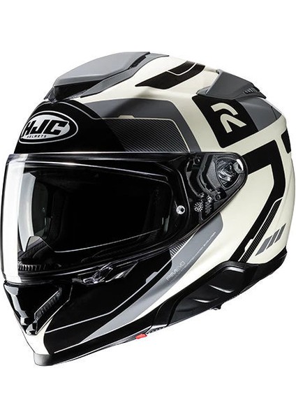 RPHA71 Cozad Mc5 Kapalı Motosiklet Kaskı Gri Beyaz