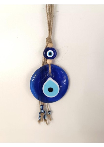Cam Nazar Boncuğu Hasır Nazarlık Duvar Süsü Kötü Göz Kovucu Ağaç Süsü modelleri