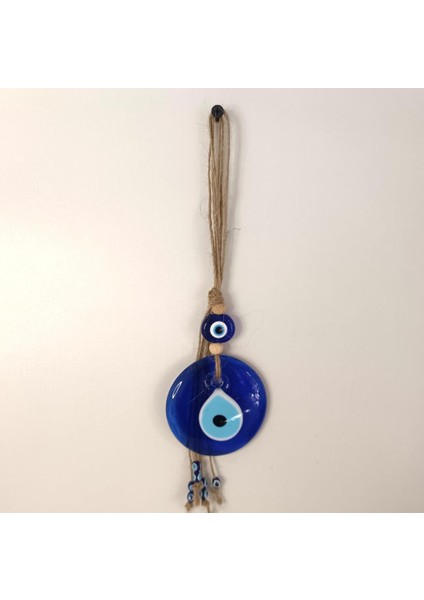 Cam Nazar Boncuğu Hasır Nazarlık Duvar Süsü Kötü Göz Kovucu Ağaç Süsü indirimleri