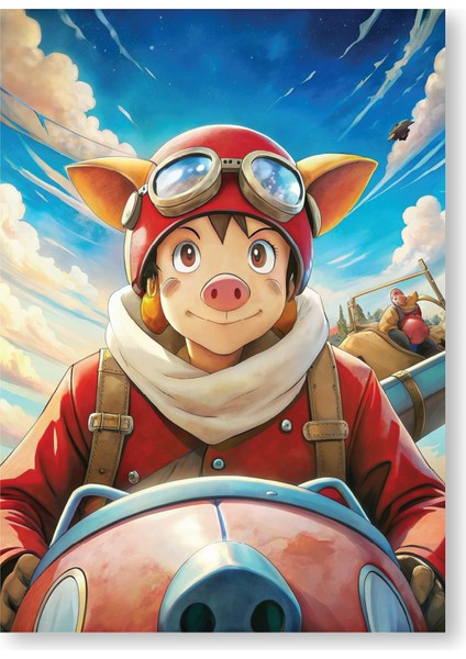 Porco Rosso Anime poster A