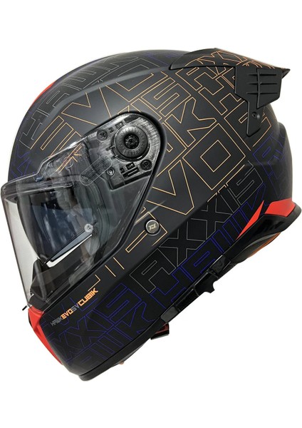 Axxıs Hawk Sv Evo Cubık C4 Matt Fluor Orange