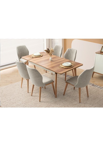 Antik Yemek Masası+6 Sandalye