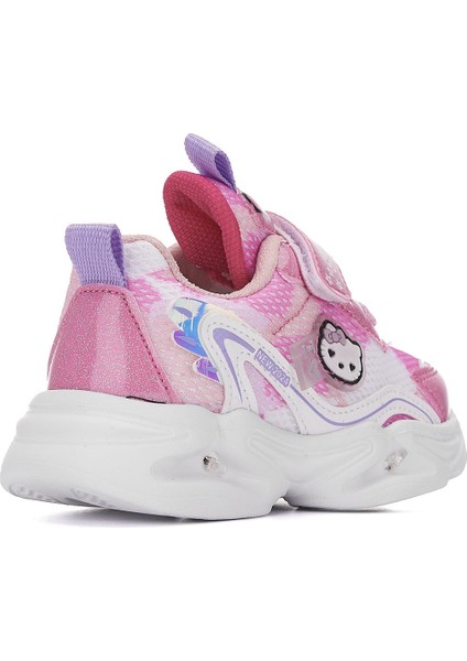 Günlük Kız Çocuk Sneaker Lastik Bağcıklı Hologram Cırtlı Hafif Hello Kitty Nefes Alabilen Ayakkabı 2014 fırsatları