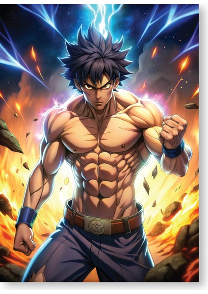 Tabby Design Mashle Magic And Muscles Anime Poster C