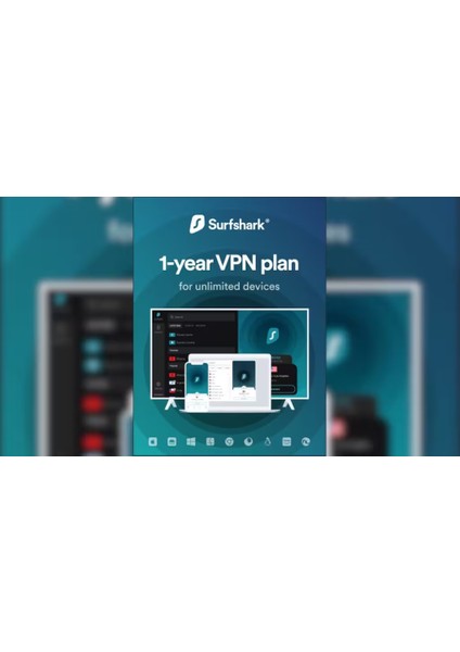 Surfshark Vpn Limitsiz Cihaz/trafik 1 Yıl - Surfshark Offical Key