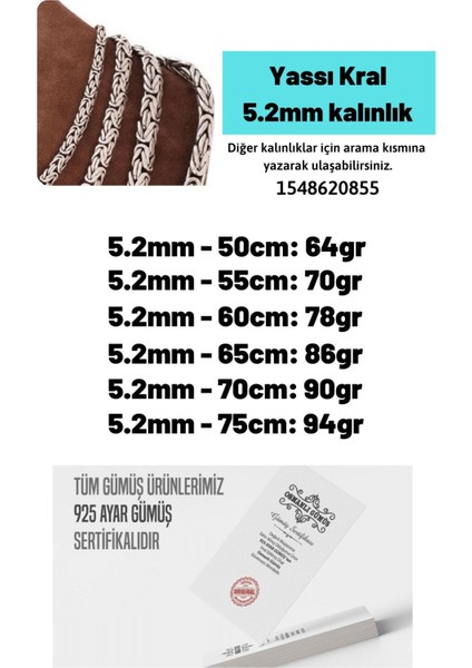 2.8mm Yassı Ezme Kral Model 925 Ayar Gümüş Erkek Kolye Zincir 1548620855