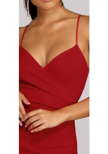 Hilaltrend Scuba Krep Abiye Elbise fırsatları