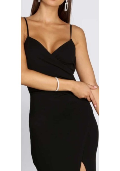 Hilaltrend Scuba Krep Abiye Elbise modelleri