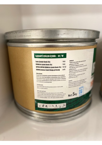 Tecnofer Ec Fertilizer Demir Şelatı Eddha fiyatları