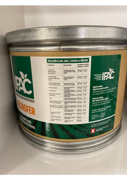 Tecnofer Ec Fertilizer Demir Şelatı Eddha modelleri