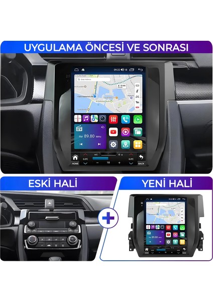 9.7 Inç Tesla Ekran 2gb Ram 32GB Android Multimedia Geri Görüşlü