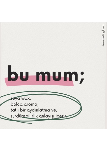 Siyah Teneke Kapaklı Kavun Kokulu Soya Mumu Ahşap Fitil