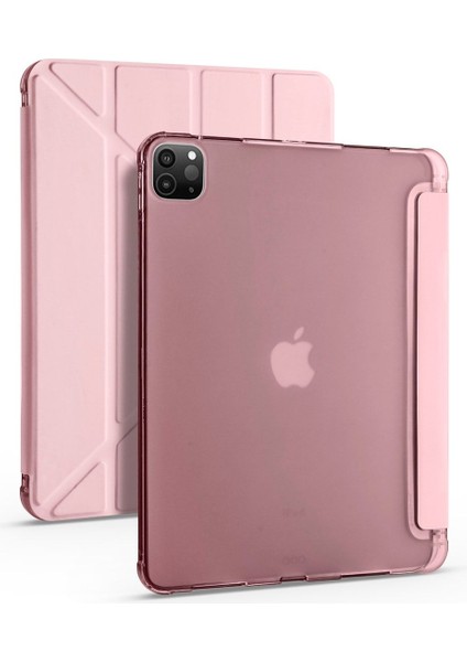 Apple iPad Pro 11 (2021) 3. Nesil 4 Farklı Standlı Kalemlikli Kılıf A2759 A2761 A2435 A2762
