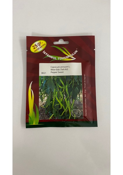 Tatlı Kıl Biber Eda Pepper Sweet (Capsicum Annuum L.)