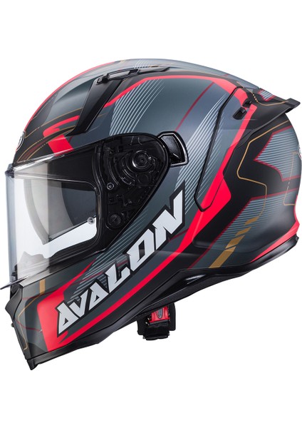 Avalon x Optıc Mat Black-Grey-Red