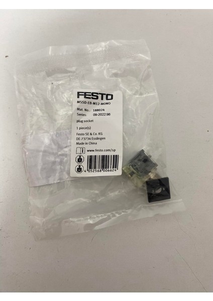 Festo MSSD-EB-M12-MONO Soket 188024 fiyatları