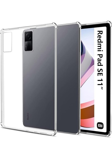 Xiaomi Redmi Pad Se 11" Uyumlu Arka Kılıf Şeffaf