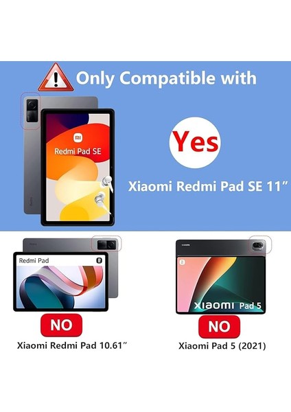 Xiaomi Redmi Pad Se 11" Uyumlu Arka Kılıf Şeffaf fiyatları