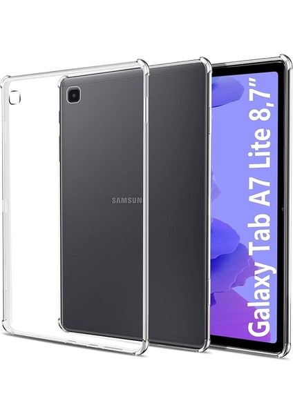 Samsung Galaxy Tab A7 Lite 8.7" T220/T225/T227 Uyumlu Arka Kılıf Şeffaf