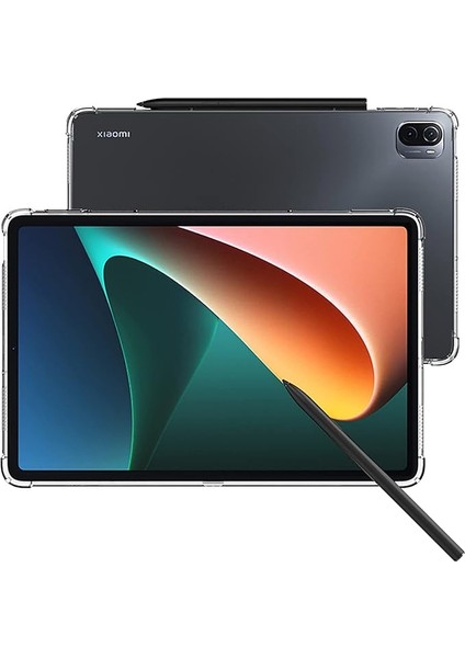 Xiaomi Pad 5 11" Uyumlu Arka Kılıf Şeffaf