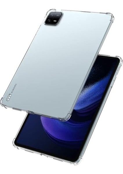 Xiaomi Mi Pad 6 11" Uyumlu Arka Kılıf Şeffaf