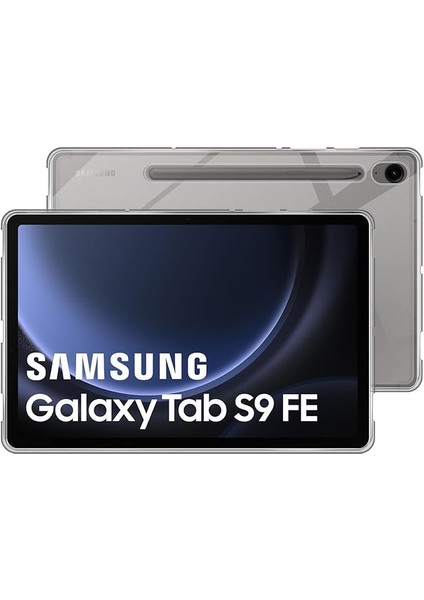 Samsung Galaxy Tab S9 Fe 11" SM-X510 Uyumlu Arka Kılıf Şeffaf