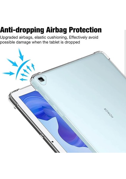 Honor Pad X8 10.1" Uyumlu Arka Kılıf Şeffaf