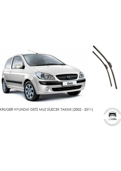 Hyundai Getz Cam Muz Silecek Takımı 2008 Model Araca Özel Aparat