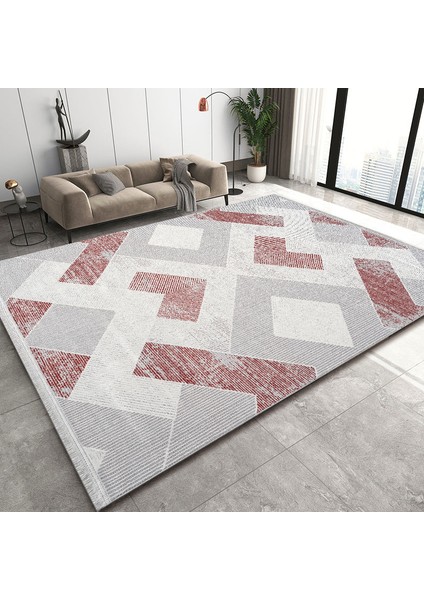 Sateen Koleksiyonu 6410 Salon Mutfak Koridor Kesme Yolluk Kaymaz Taban Yumuşak Dokulu Dokuma Halı Yolluk