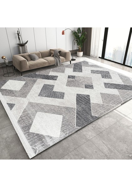 Sateen Koleksiyonu 6402 Salon Mutfak Koridor Kesme Yolluk Kaymaz Taban Yumuşak Dokulu Dokuma Halı Yolluk