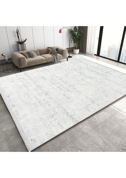 Sateen Koleksiyonu 6408 Salon Mutfak Koridor Kesme Yolluk Kaymaz Taban Yumuşak Dokulu Dokuma Halı Yolluk