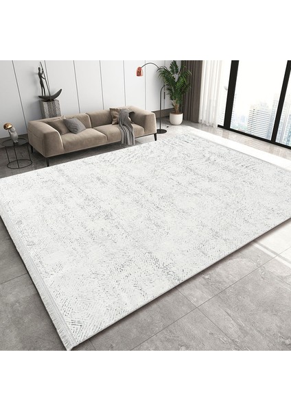 Sateen Koleksiyonu 6404 Salon Mutfak Koridor Kesme Yolluk Kaymaz Taban Yumuşak Dokulu Dokuma Halı Yolluk